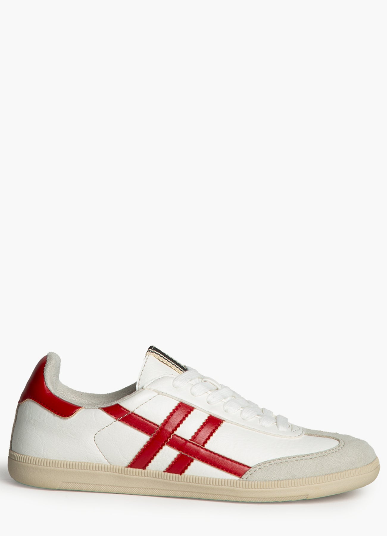 Sneakers : White/Red