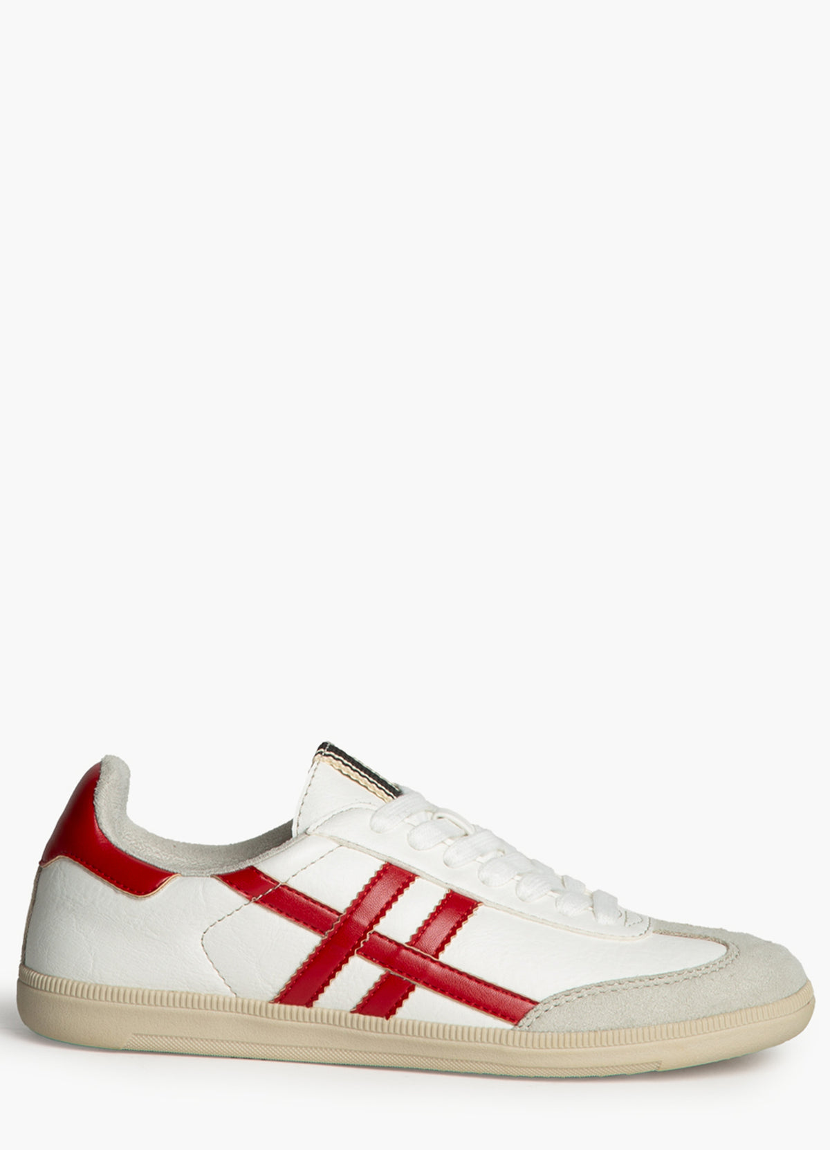 Sneakers : White/Red