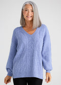 Jordi Knit Jumper : Steel Marle