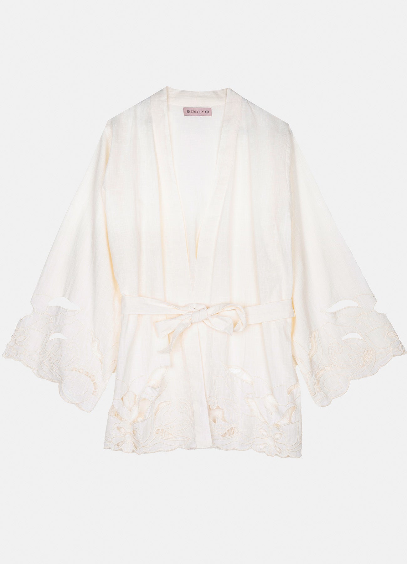 Monaco White Kimono : White