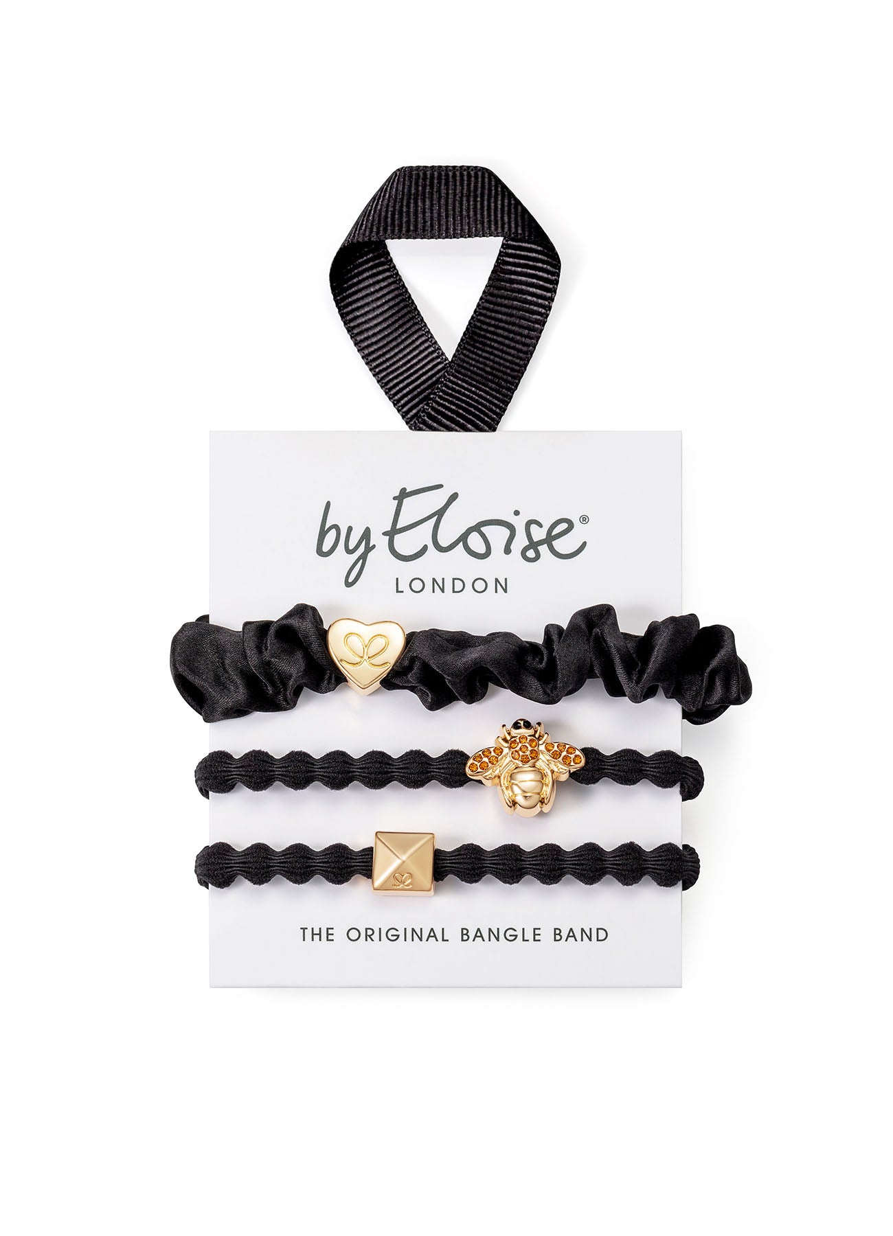 3 Hair Tie Box Sets : Bee Black