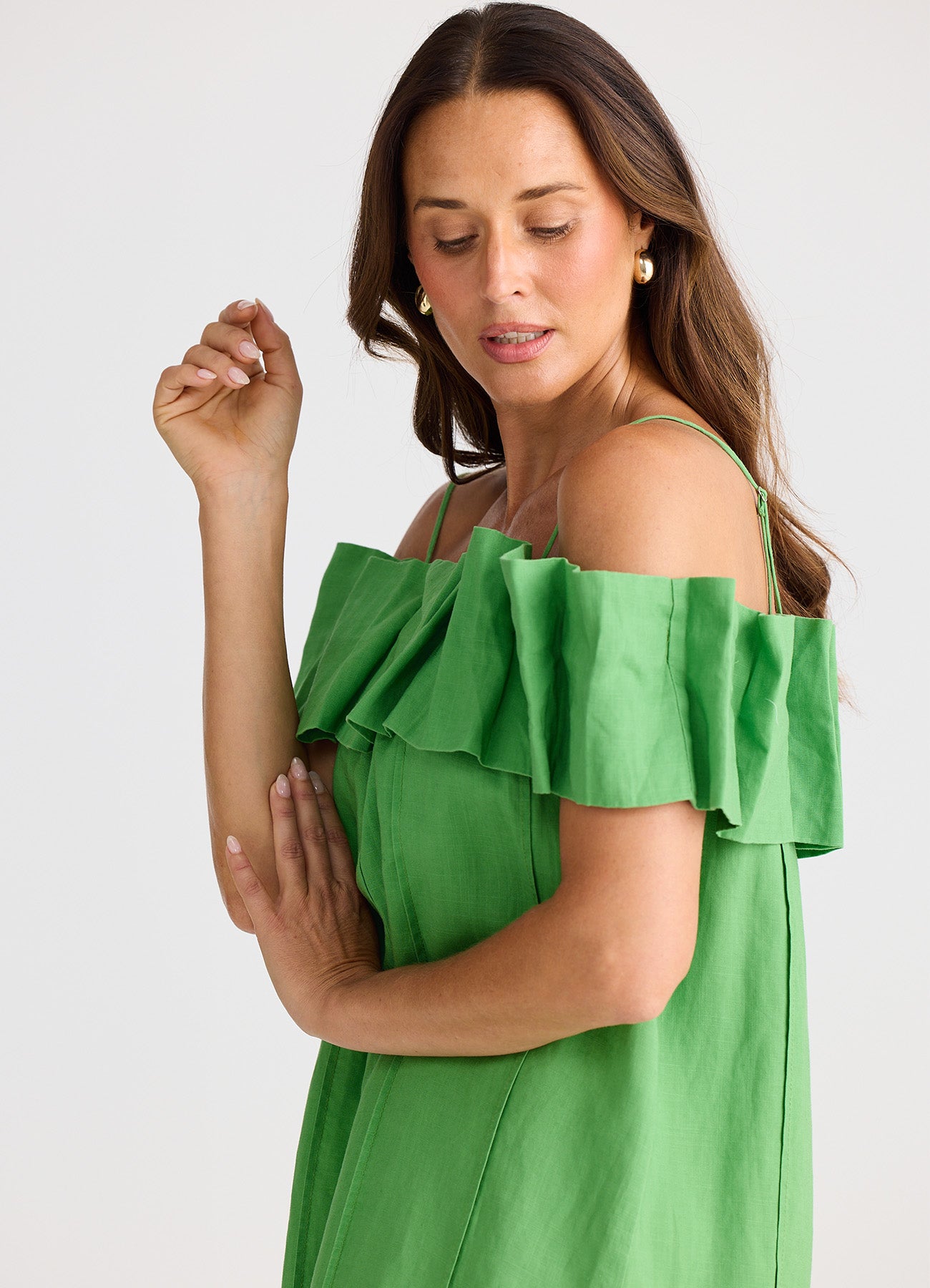 Osaka Dress : Emerald