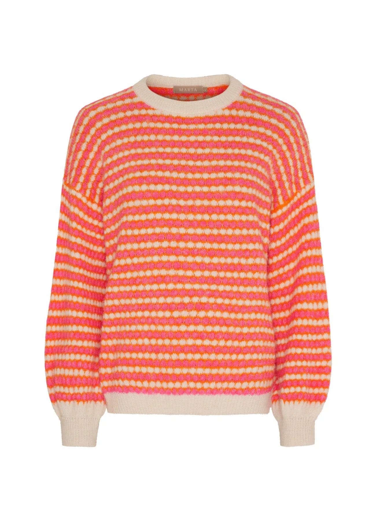 Mdcregitze Knit : Fuxia/Orange