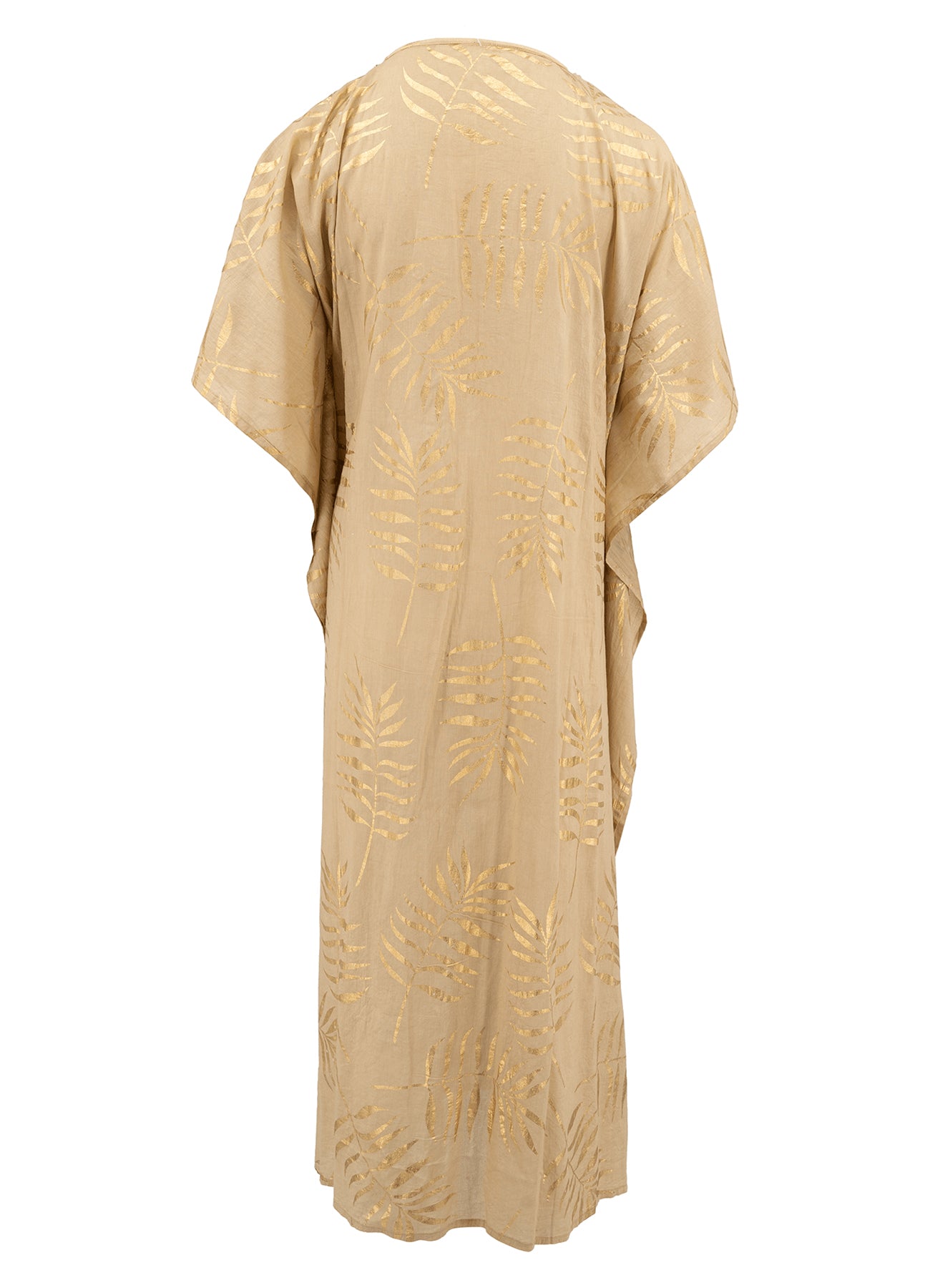 Long Kimono Leafy Sand : Sand