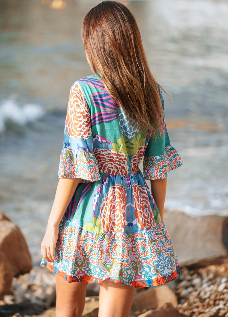 Short Dress : Print