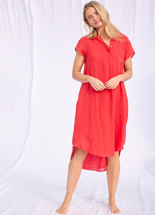 Ahoy Tunic : Red