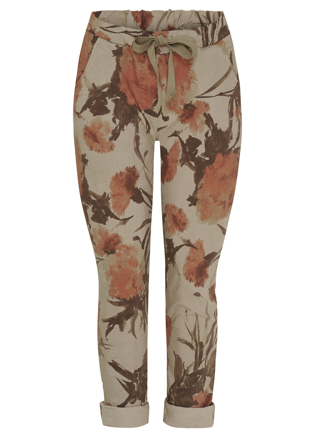 Regine Pants : Dark Beige