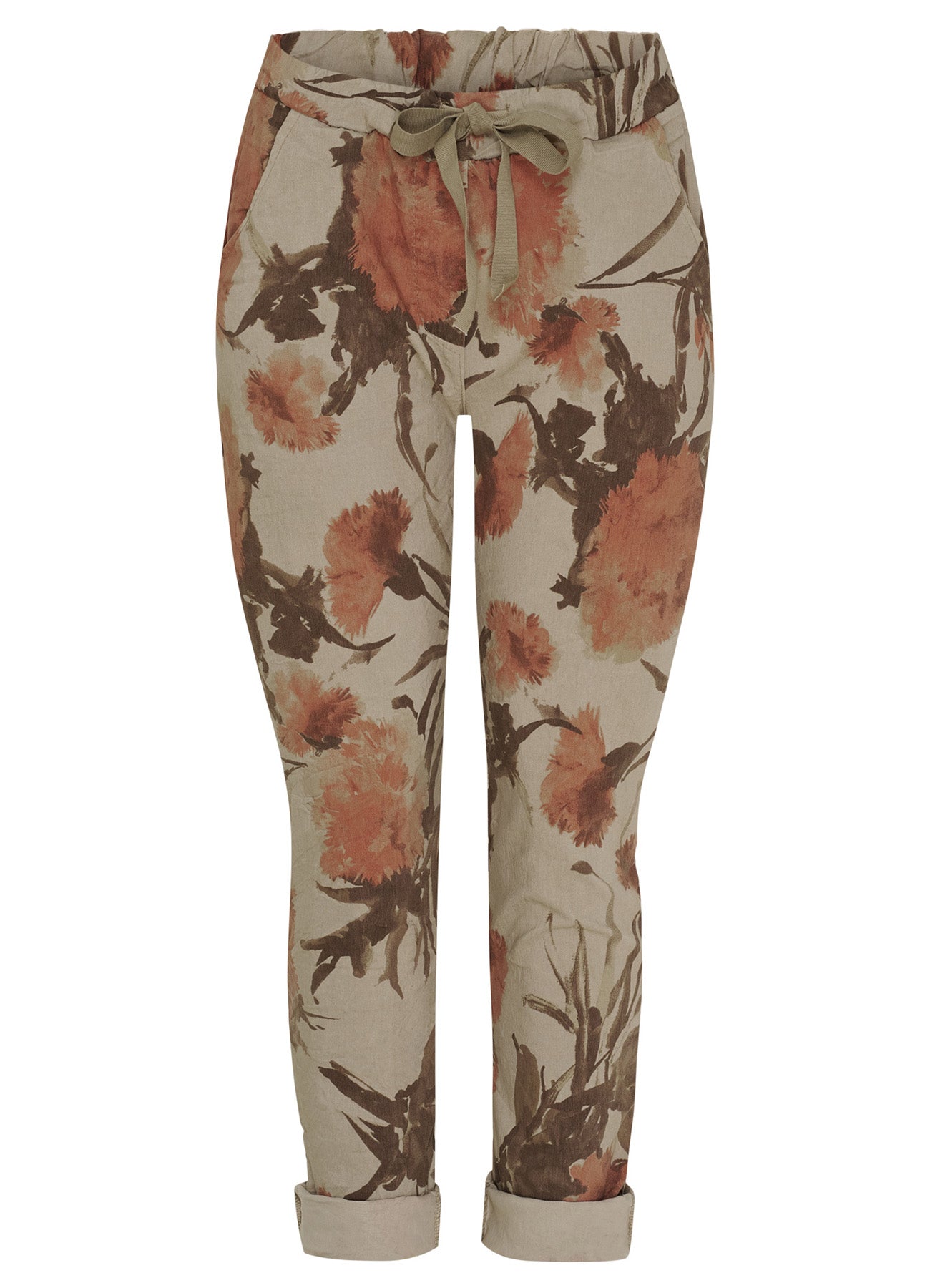 Regine Pants : Dark Beige
