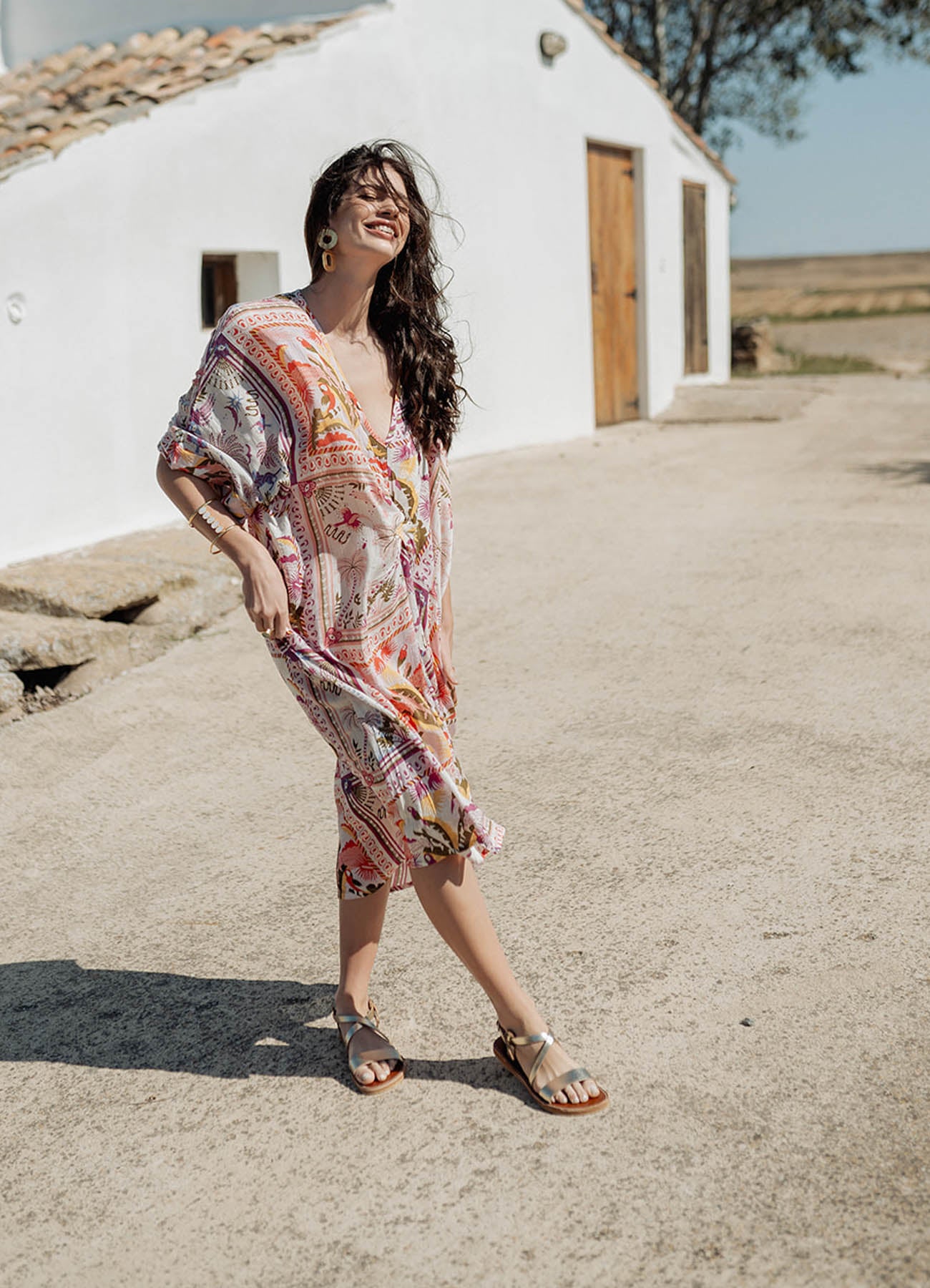 Kaftan : Multicolor