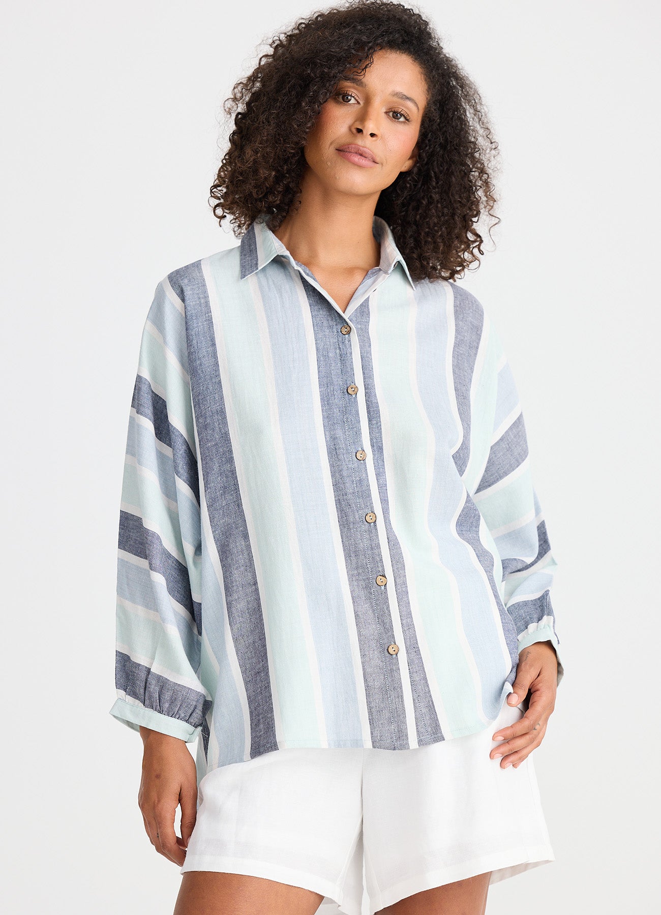 Milano Shirt : Tulip Stripe