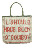 I Should a Cowboy : Natural/Olive/Peach