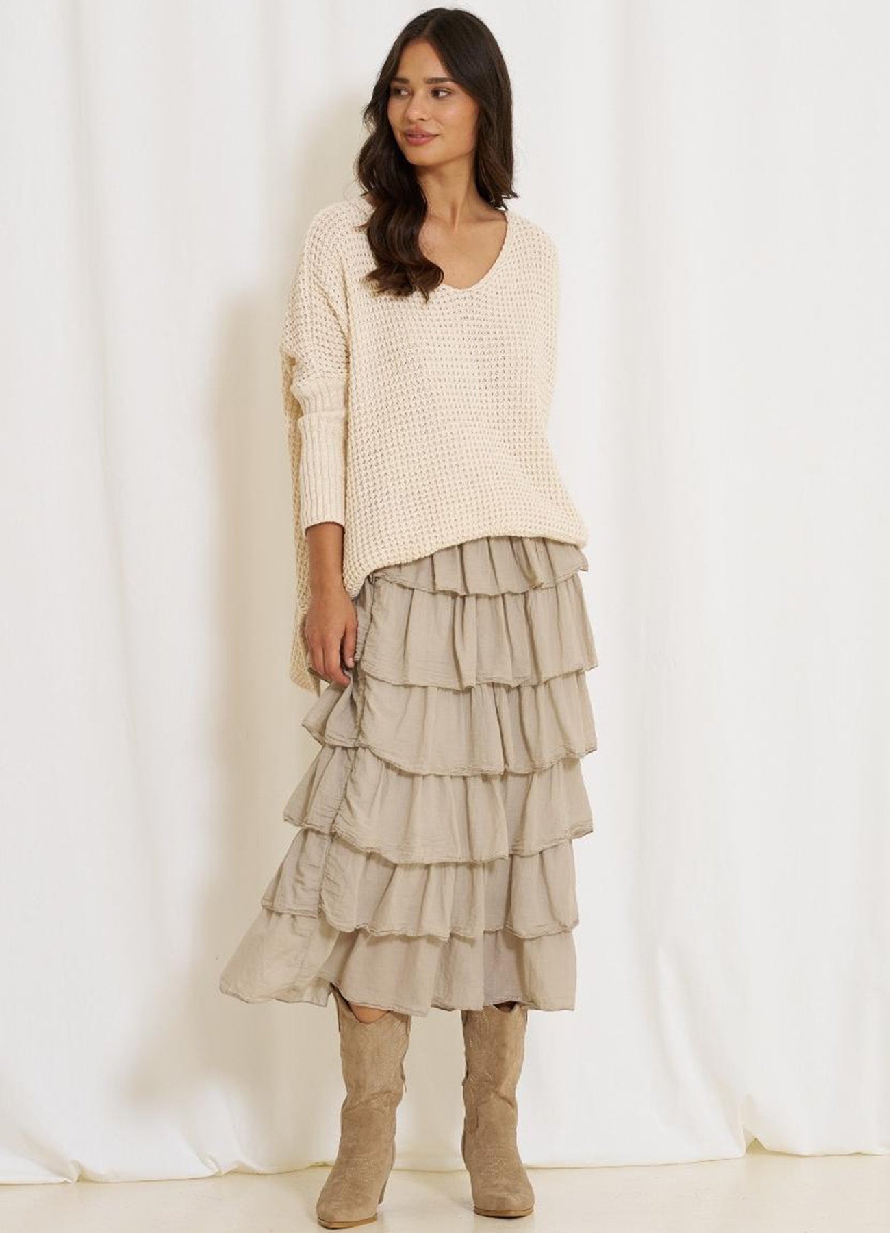 Mille Knit : Beige
