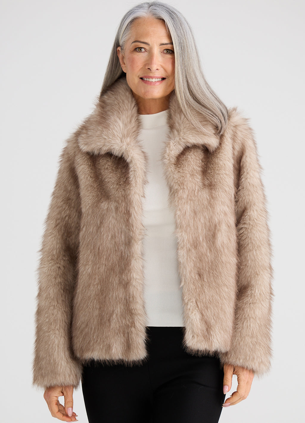 Steinway Jacket : Taupe Fleck