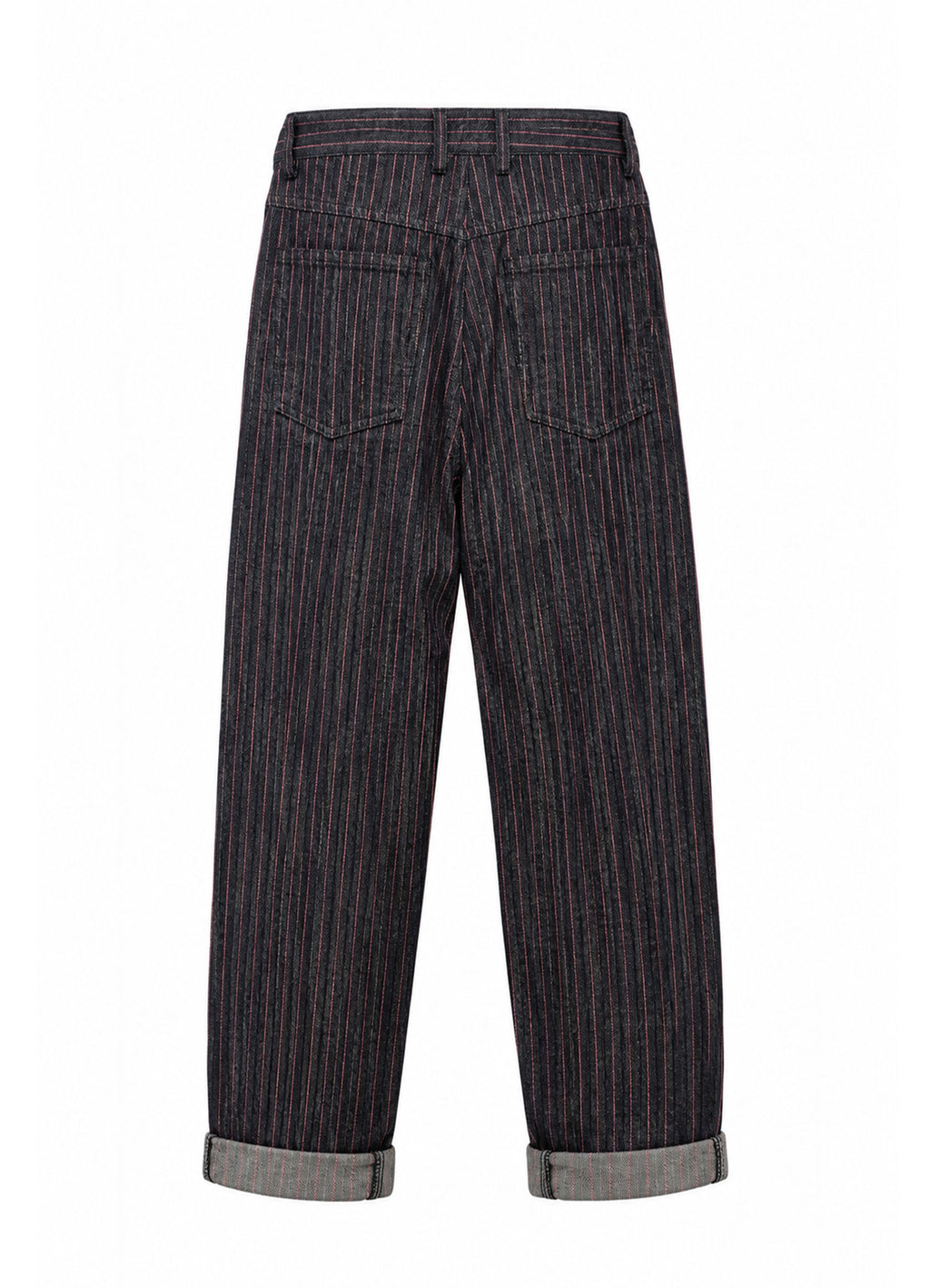 Pant : Denim/Fuxia