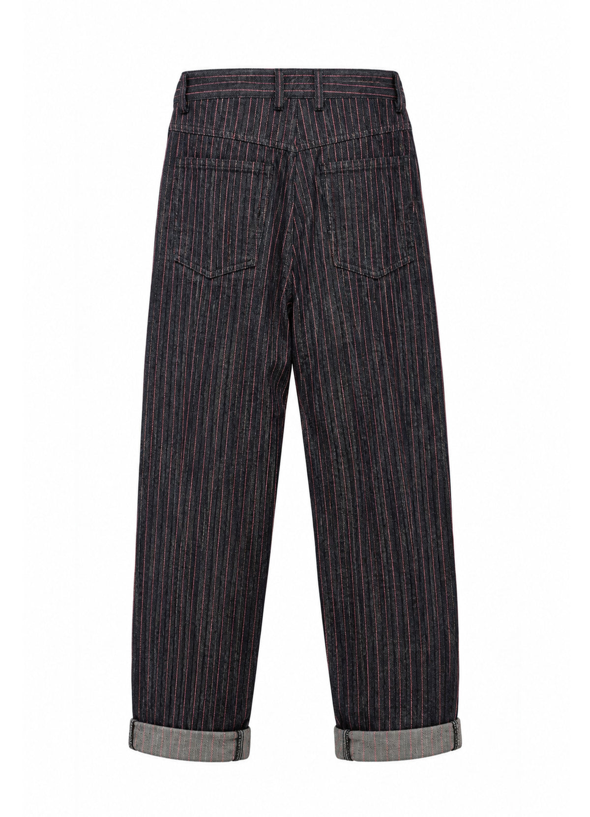 Pant : Denim/Fuxia
