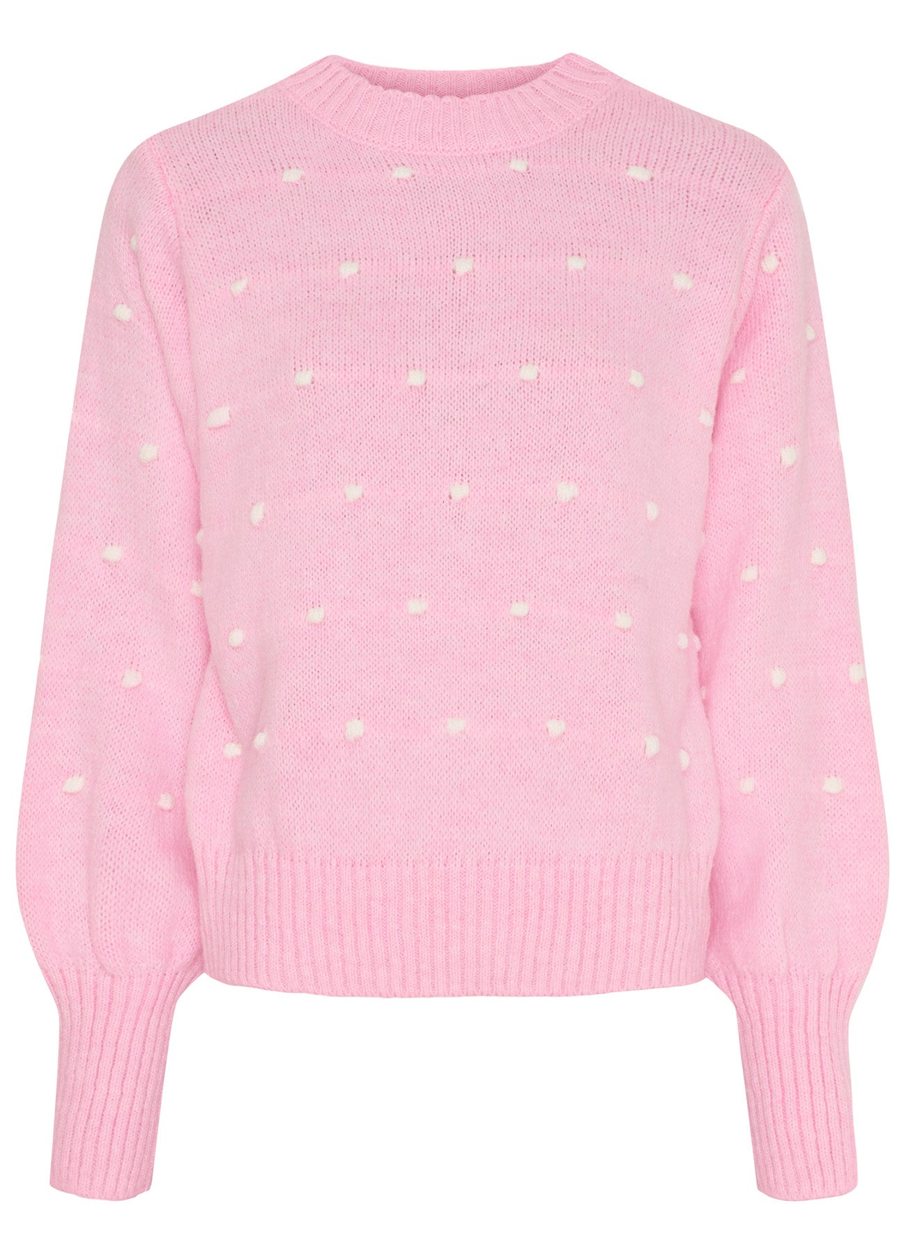 Alisee Knit : Pink9512/Bianco