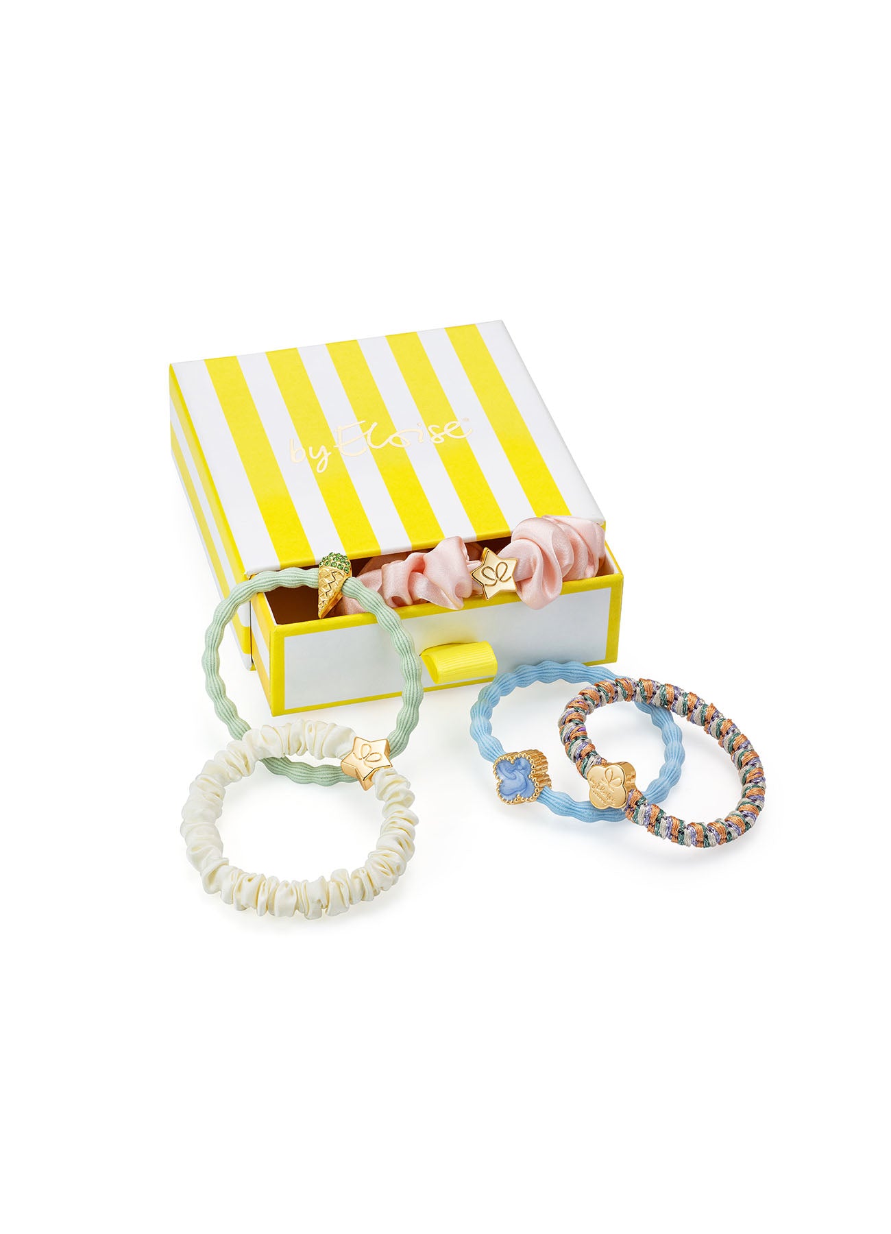 Hair Ties In Box - Capri Gelato Box : None