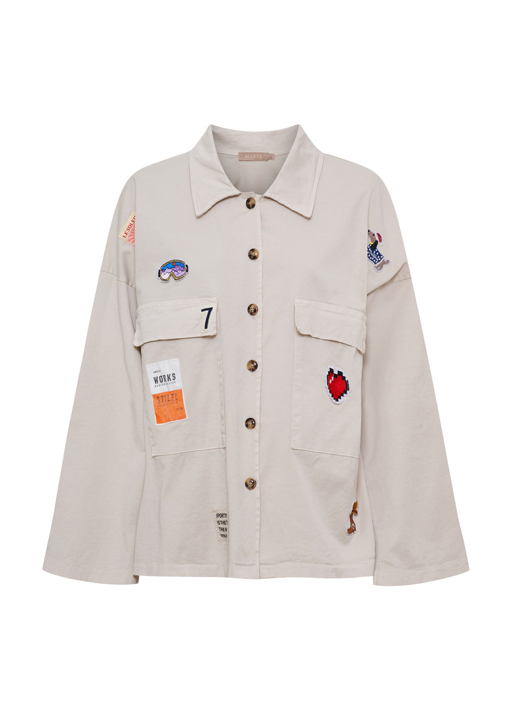 Mdcqastoria Jacket : Beige