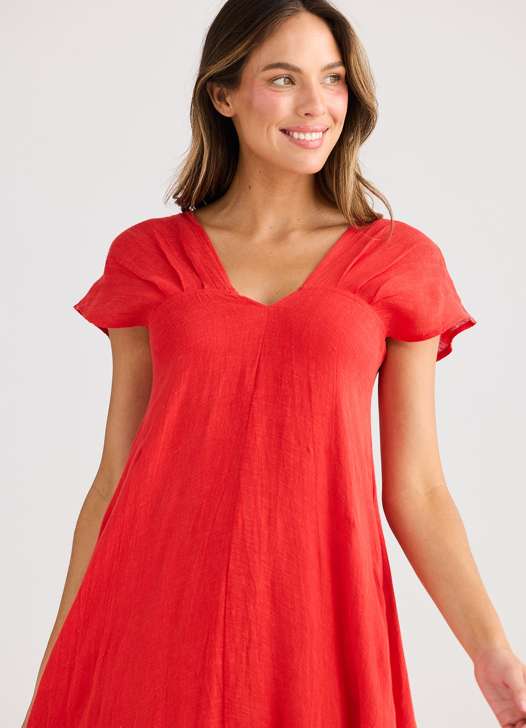 Sail Away Dress : Red