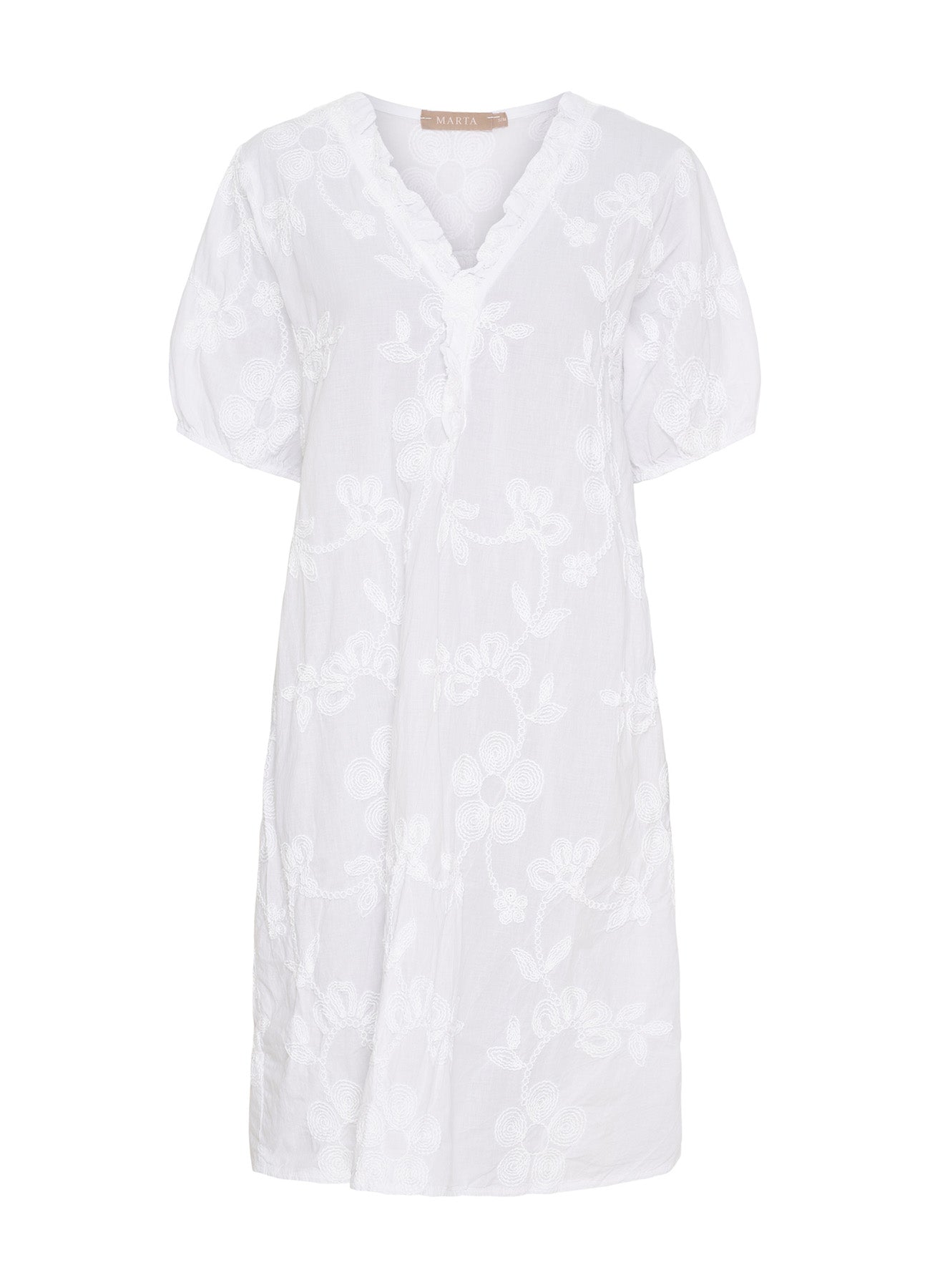 Daniela Dress : White