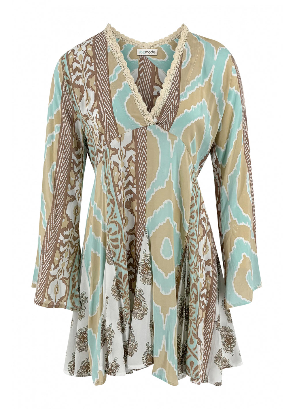 Short Dress Star Sun Mint Multi : Mint