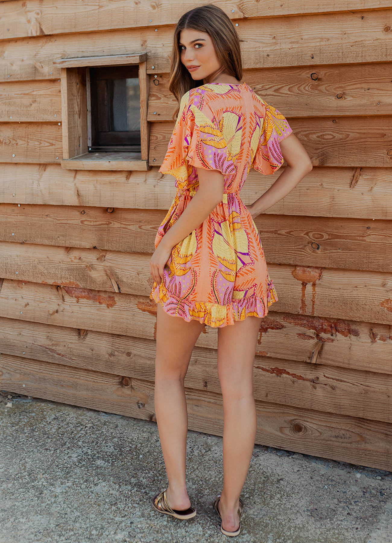 Short Jumpsuit : Yellow
