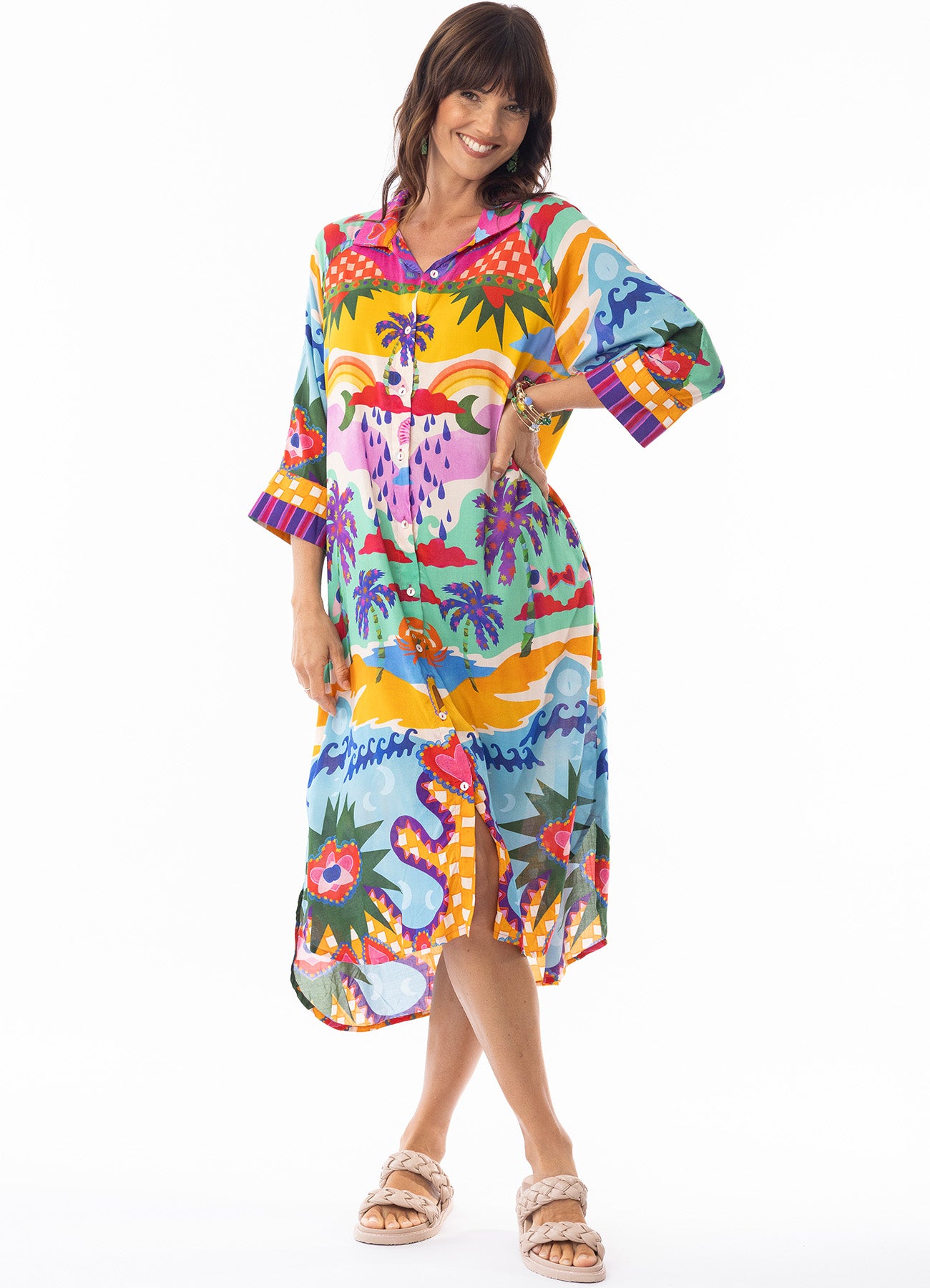 Briana Dress Shirt : Print