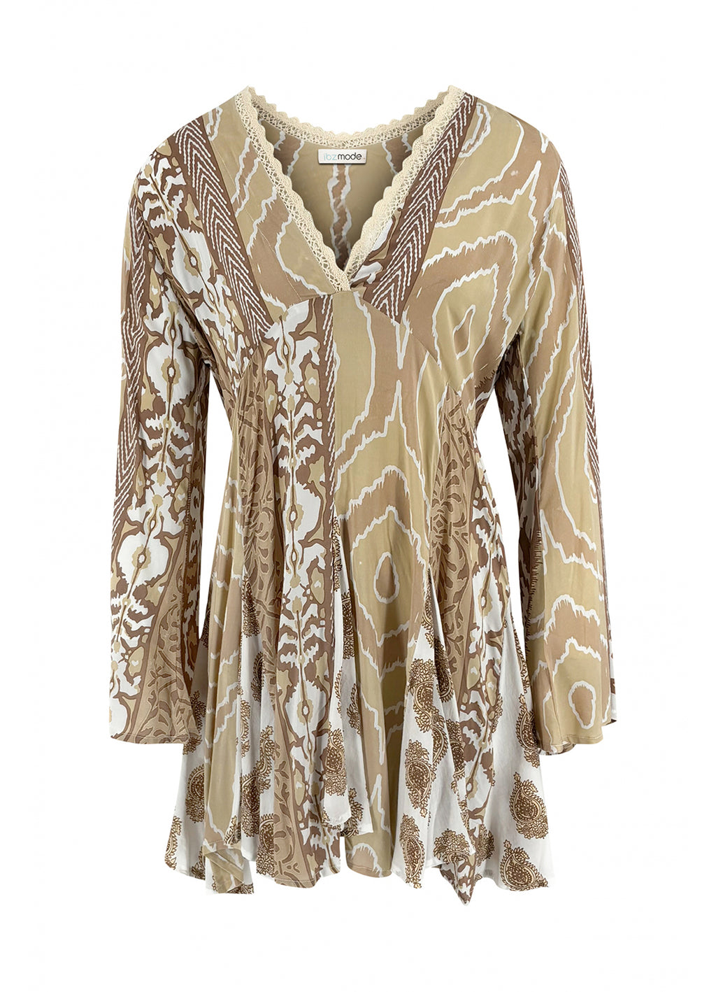 Short Dress Star Sun Natural Multi : Natural