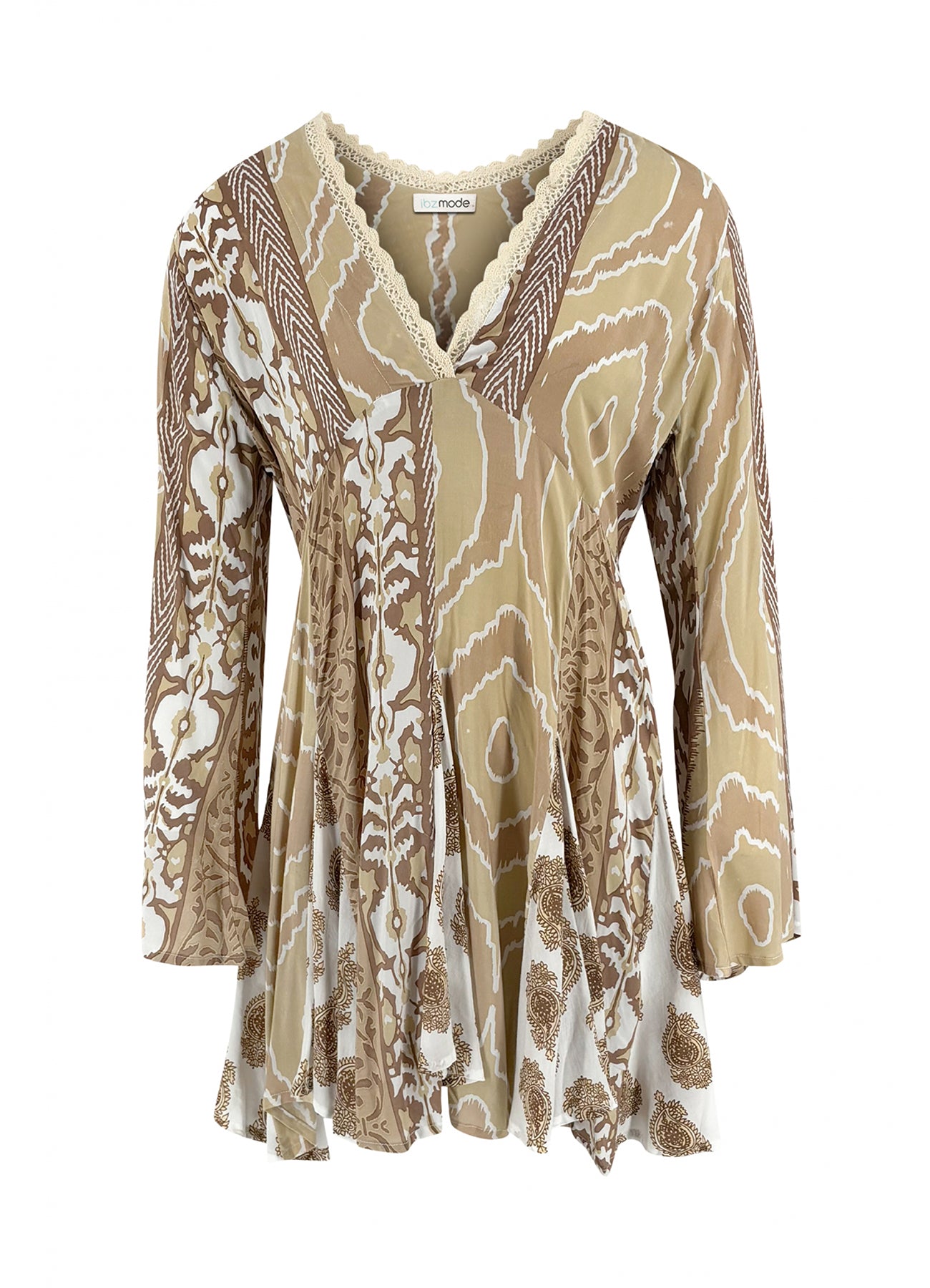 Short Dress Star Sun Natural Multi : Natural