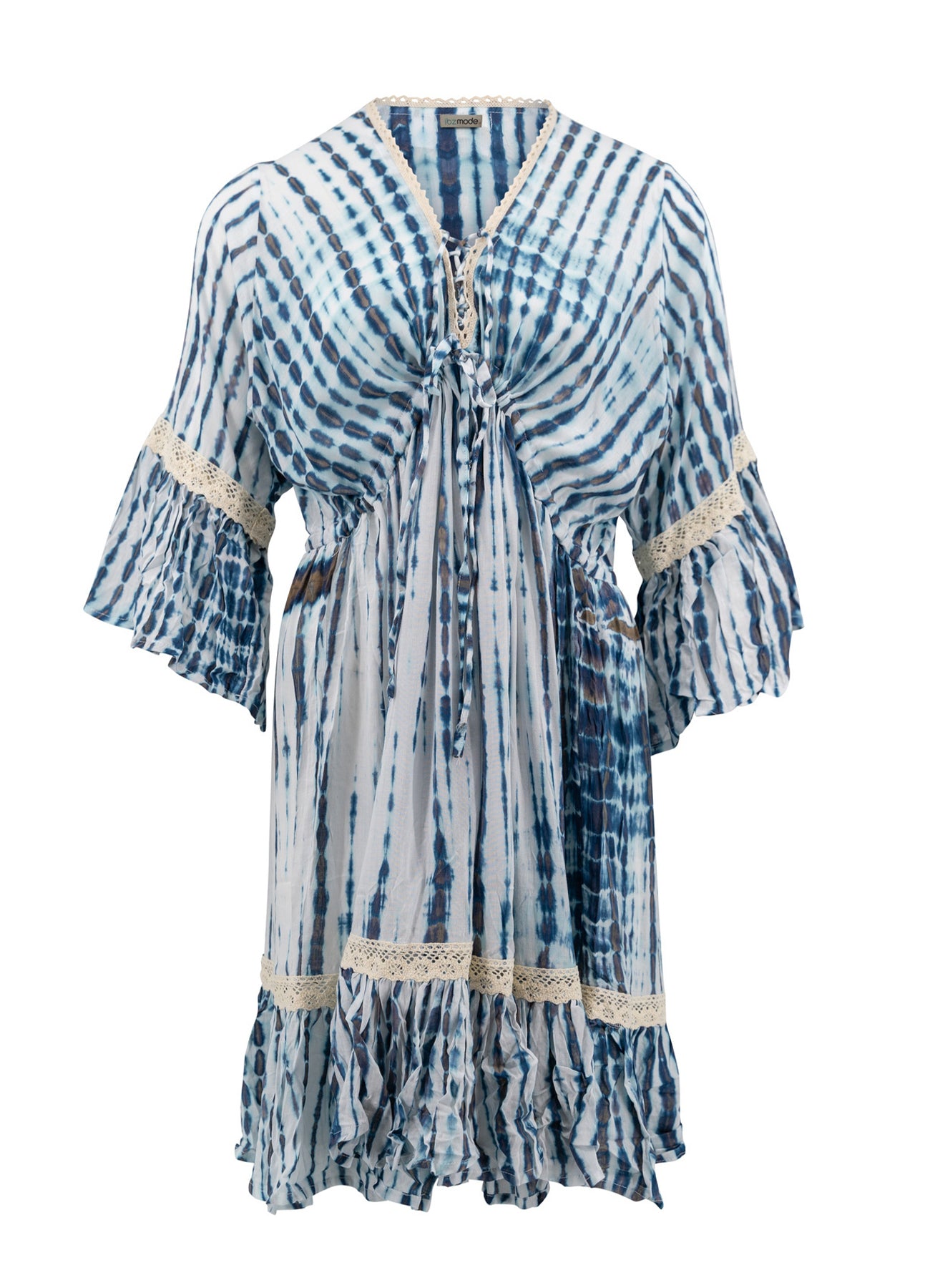 Tunic Isabella Crochet Indigo : Indigo