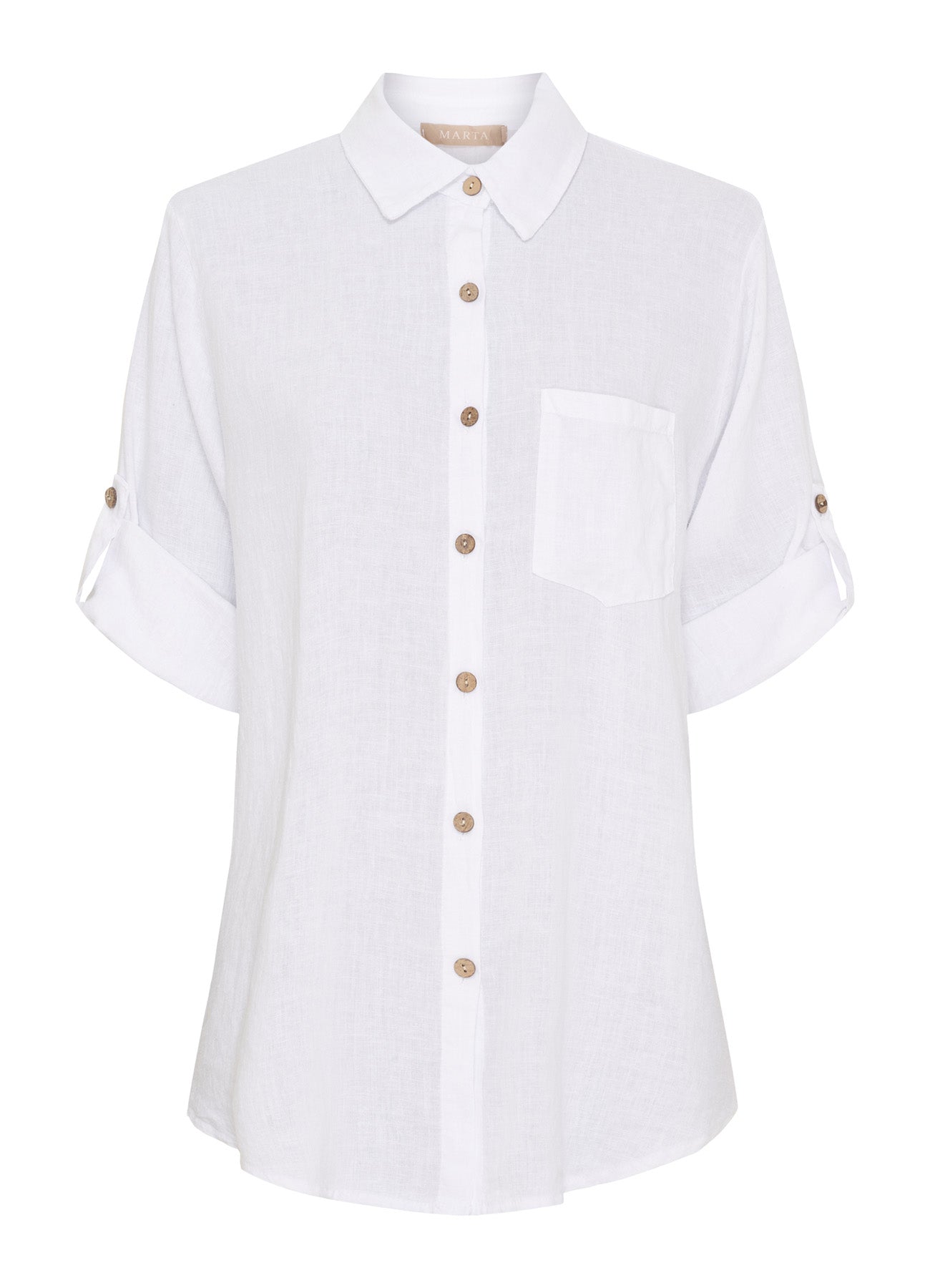 Kiara Shirt : Optical White