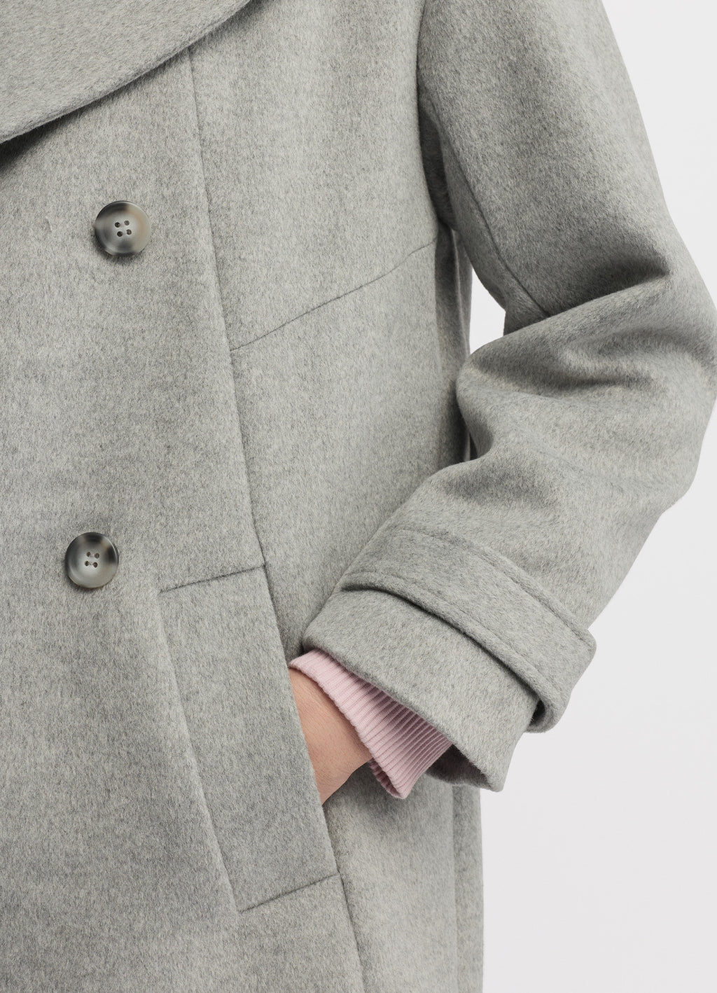Shelter Coat : Silver Marle